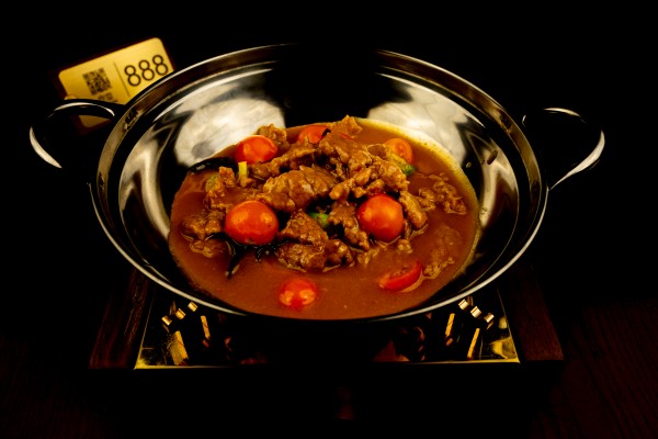 TERNERA SALTEADO CON SALSA CURRY